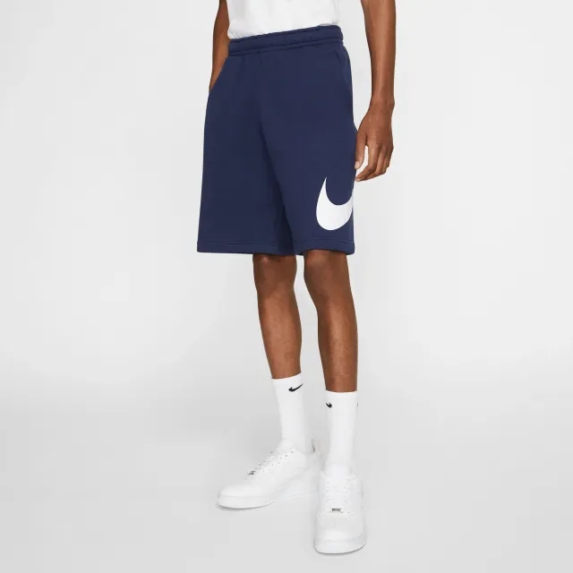 Nike Sportswear Club Men's Graphic Shorts - Blue - Cotton/Polyester