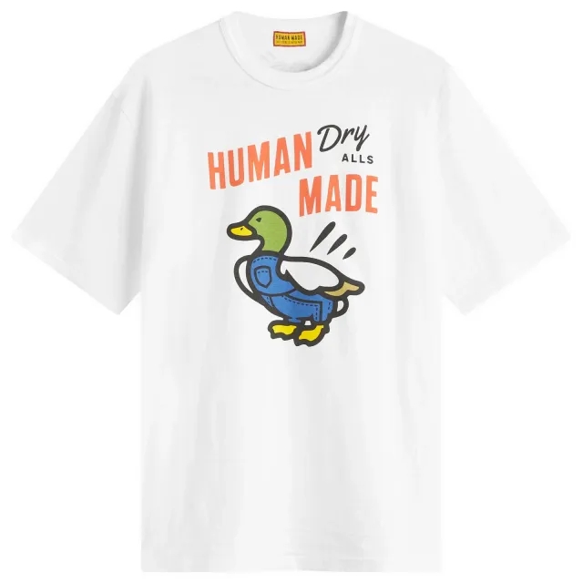 Human Made Men's Duck Overalls T-Shirt White