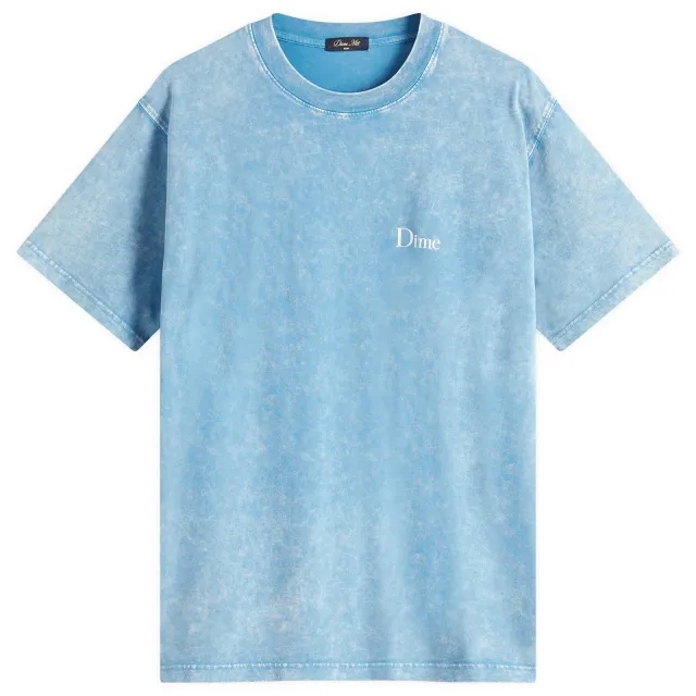 Dime Men's Classic Small Logo T-Shirt Faded Sky