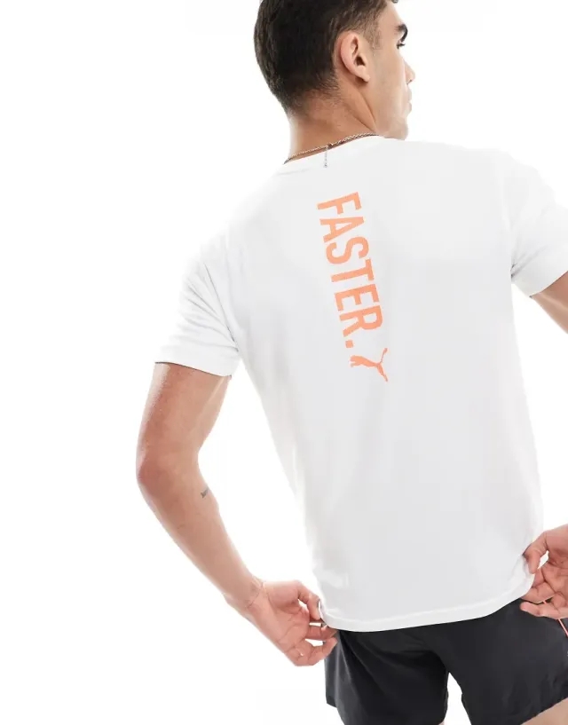 Puma Graphics Running Fas Short Sleeve T-shirt