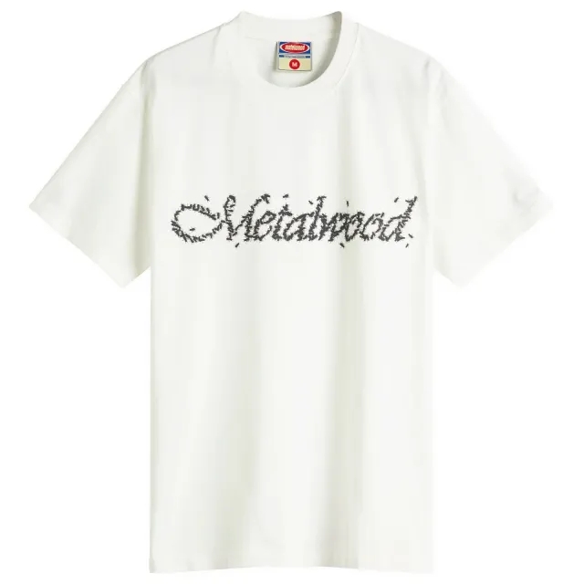 Metalwood Studio Men's Flies T-Shirt White