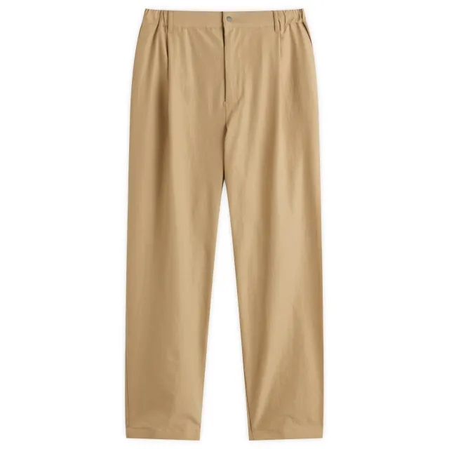 NANGA Men's Dotair® Comfy Tuck Tapered Trousers Beige