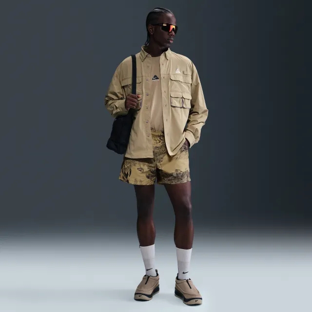 Nike ACG 'Reservoir Goat' Men's Print Shorts - Brown - Nylon