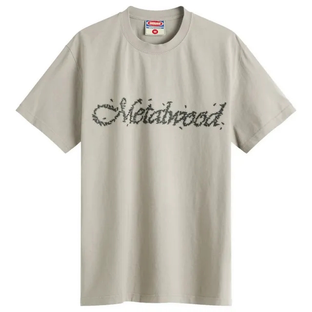 Metalwood Studio Men's Flies T-Shirt Taupe