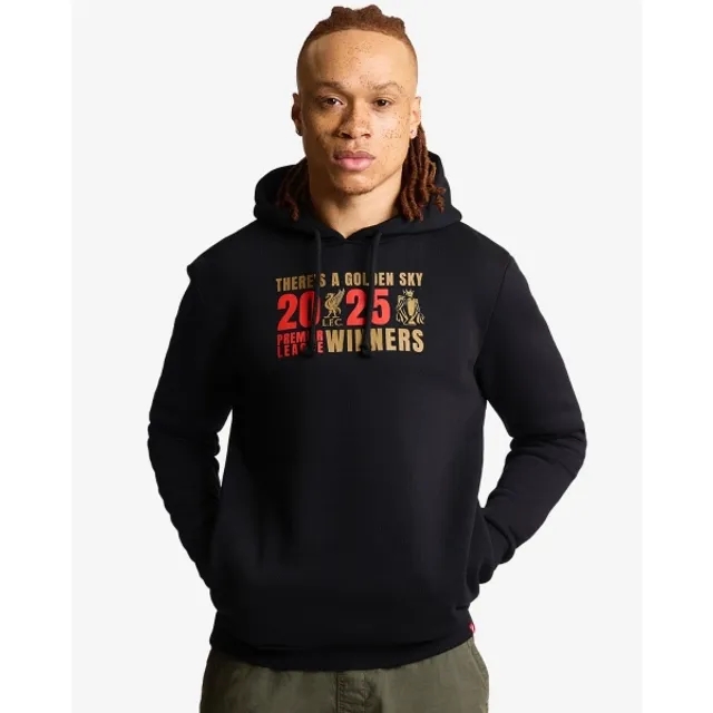 LFC EPL Champions 24/25 Adults Hoodie Black