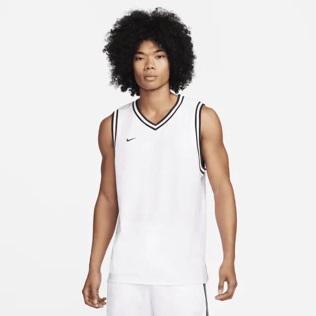 Nike DNA Men's Dri-FIT Basketball Jersey - White - Polyester
