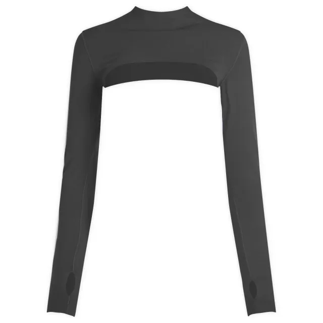 Nike Women's Zenvy Long Sleeve T-Shirt Black/Pcg3C