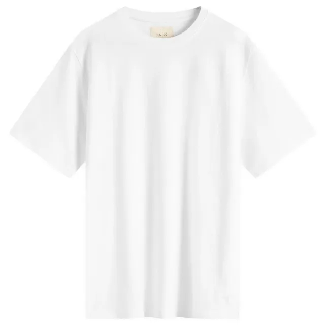 Folk Men's Textured T-Shirt Bright White