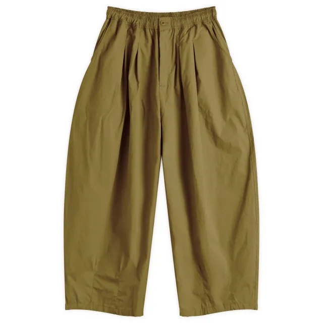 Anglan Men's Essential Easy Balloon Trousers Khaki