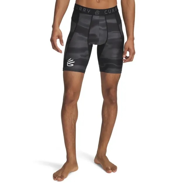 Under Armour Curry HeatGear® Printed Men's Shorts Black / Castlerock / White L