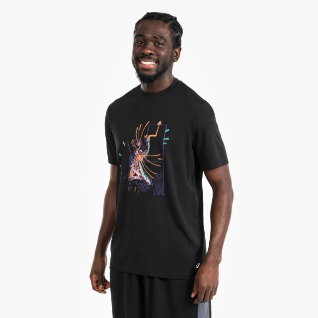 Basketball T-Shirt/Jersey Ts500 Fast - Black