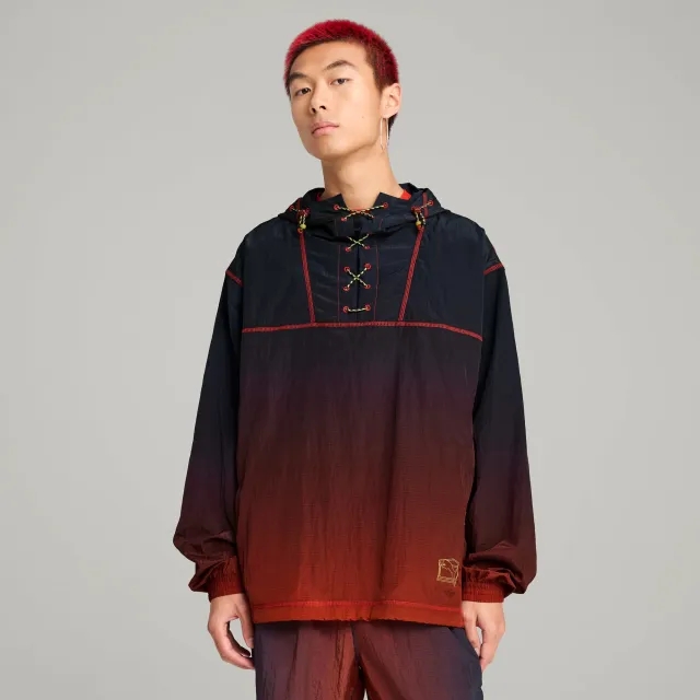 PUMA x Aries Light Jacket Unisex, Mars Red, size Large