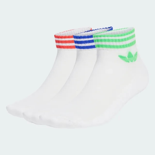 adidas 3-Stripes Ankle Socks 3 Pairs