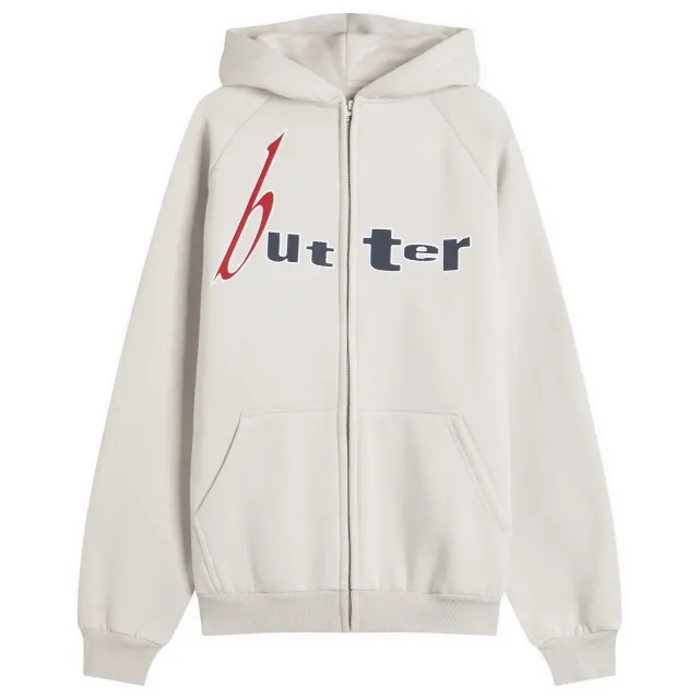 Butter Goods Men's Device Zip Hoodie Cement