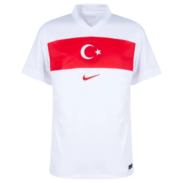 Nike Turkey Home KIDS Shirt 2024-2025 incl. Euro 2024 & Foundation Tournament Patches