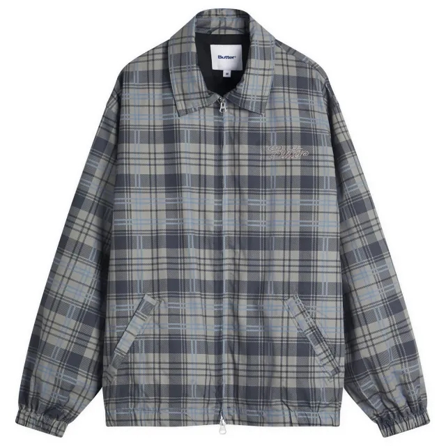 Butter Goods Men's Jive Jacket Navy Plaid