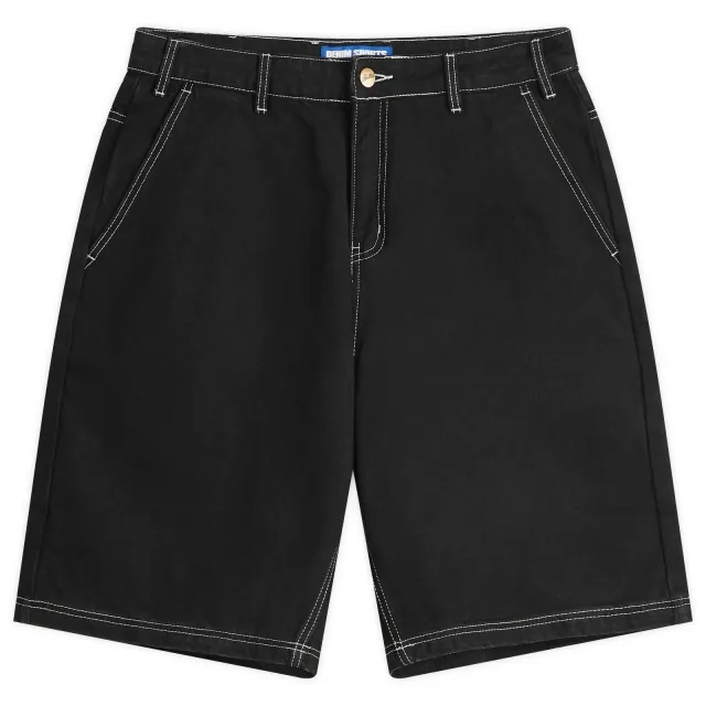 Butter Goods Men's Scribble Denim Shorts Washed Black