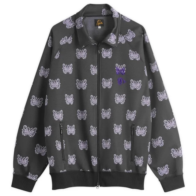 Needles Men's x Kae Tanaka Poly Jacquard Track Jacket Black