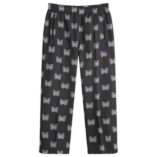 Needles Men's x Kae Tanaka Poly Jacquard Track Pant Black