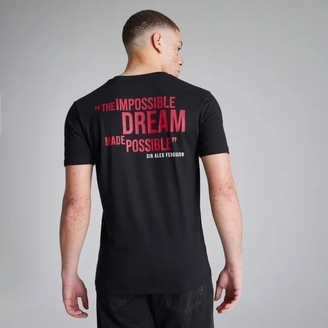 Manchester United The Impossible Dream T-Shirt Black