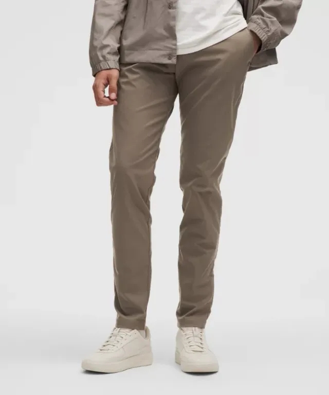lululemon – Men's ABC Slim-Fit Trousers 30L Smooth Twill – Color Brown – Size 28