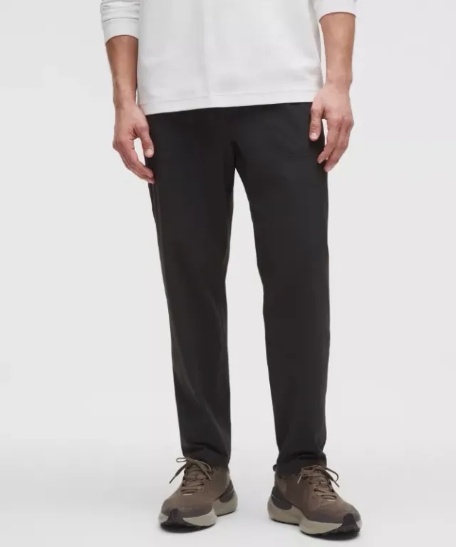 lululemon – Men's Pull-On Classic-Fit Trousers 30L – Color Black – Size L
