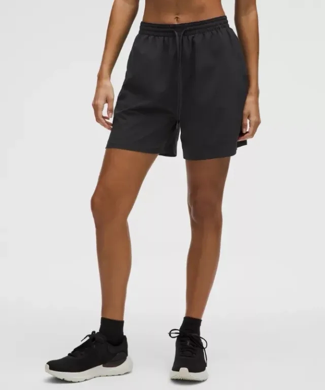 lululemon – Women's Pace Rival High-Rise Shorts – 5" – Color Black – Size 0