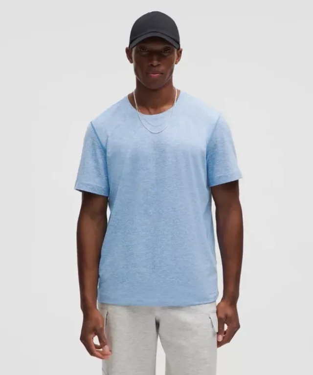 lululemon – Men's Soft Jersey Short-Sleeve Shirt – Color Blue – Size L