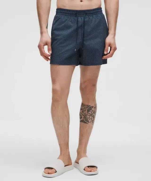 lululemon – Men's Swim Shorts Lined – 5" – Color Blue – Size L