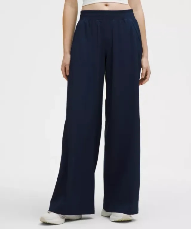lululemon – Women's Swift Mid-Rise Wide-Leg Pants – Color Blue – Size 0