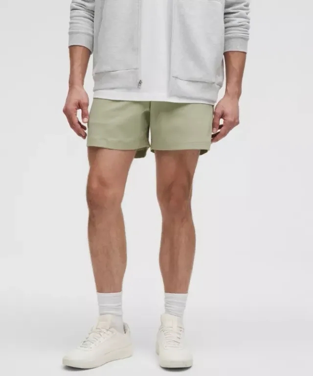 lululemon – Men's ABC Pull-On Shorts – 5" – Color Green/Pastel – Size L