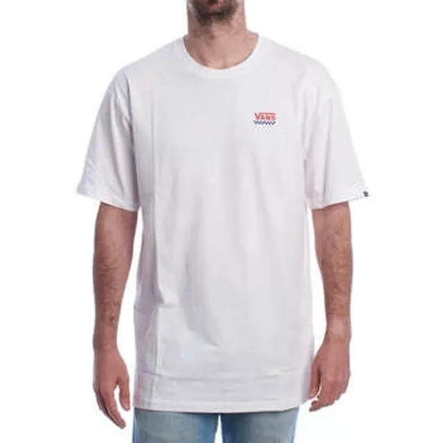 Vans  VN0A7TLGKSF1-WHTRAC  men's T shirt in White