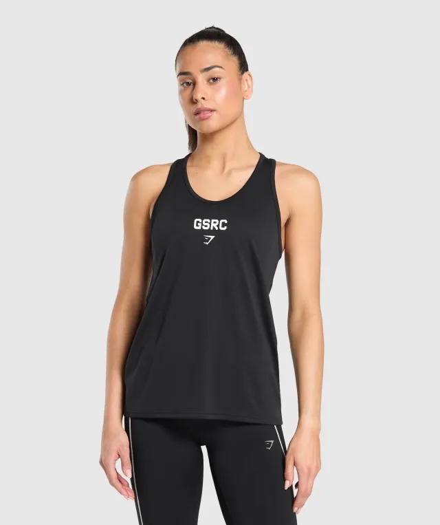  Run Club Graphic Tank - Black