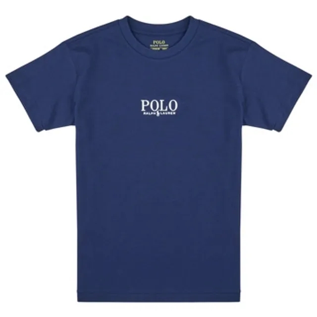 Polo Ralph Lauren  SS CN-KNIT SHIRTS-T-SHIRT  boys's Children's T shirt in Marine