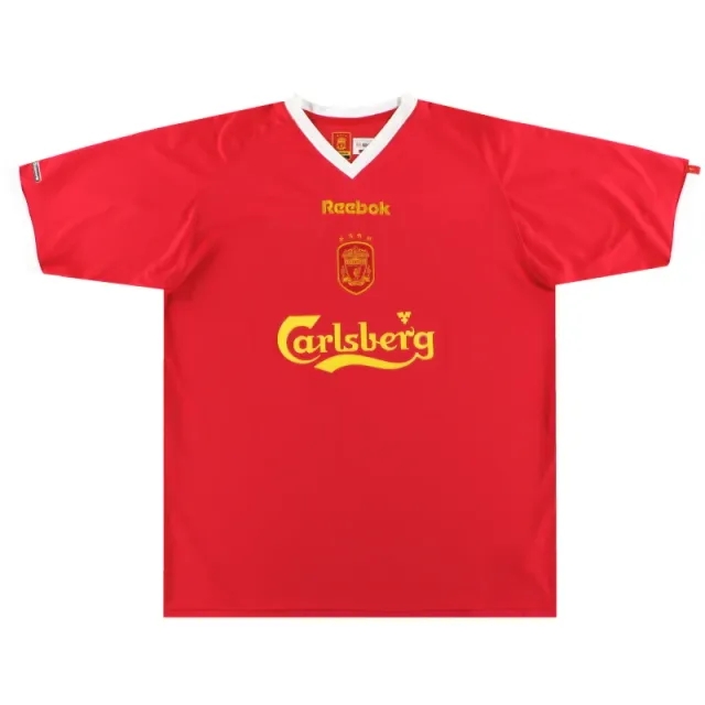 2001-03 Liverpool Reebok European Shirt XXL - Liverpool / Excellent / XXL