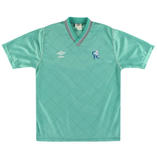 1987-89 Chelsea Umbro Away Shirt M - Chelsea / Excellent / Medium