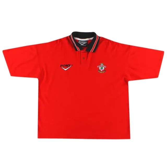 1994-95 Southampton Pony Polo Shirt L - Southampton / Excellent / Large