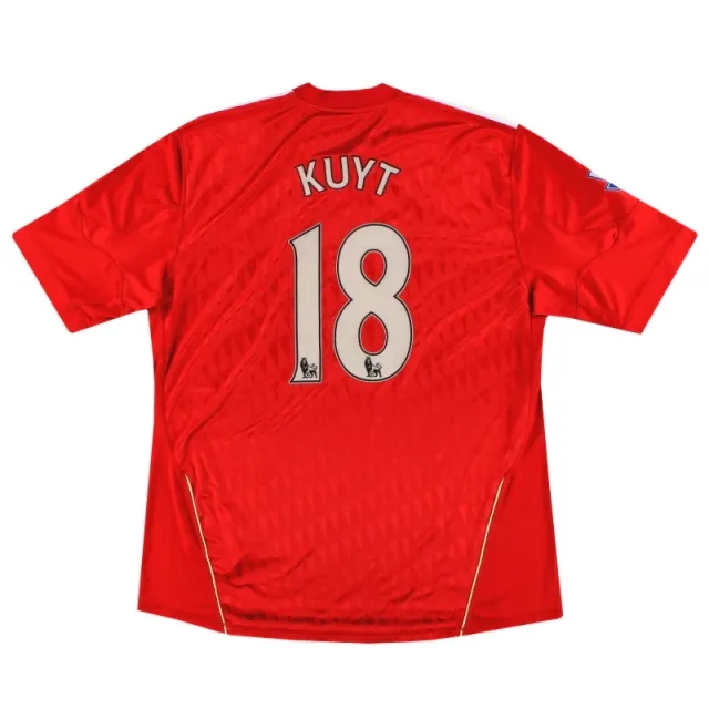 2010-12 Liverpool adidas Home Shirt Kuyt #18 XXXL - Liverpool / Excellent / XXXL