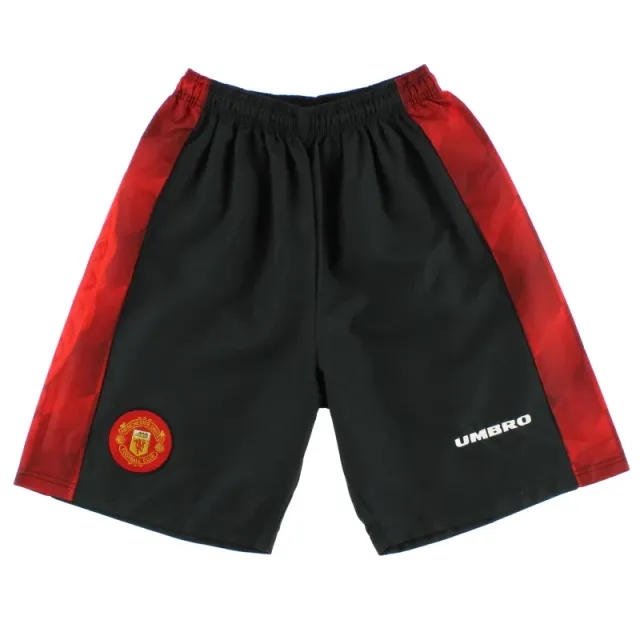 1996-98 Manchester United Umbro Home Change Shorts M - Manchester United / Very good / Medium