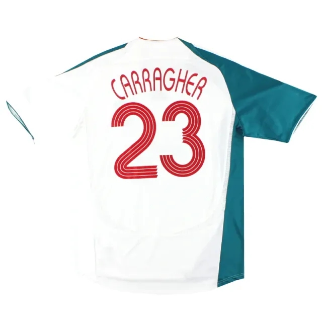 2006-07 Liverpool adidas European Third Shirt Carragher #23 *Mint* L - Liverpool / Mint / Large