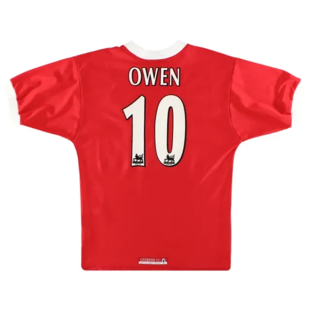 1998-00 Liverpool Reebok Home Shirt Owen #10 *Mint* L - Liverpool / Mint / Large