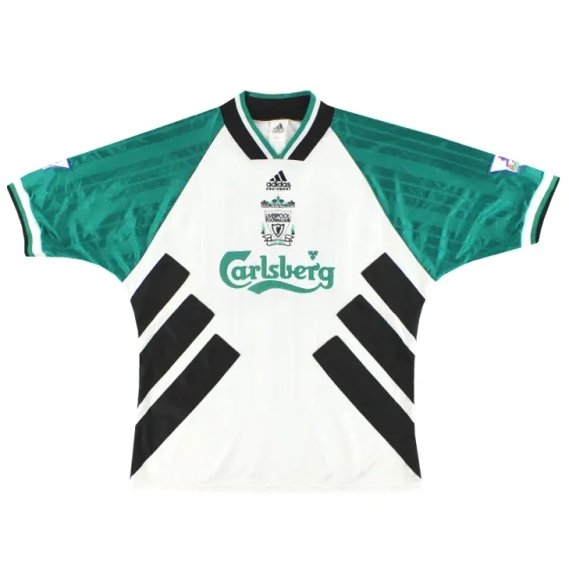 1993-95 Liverpool adidas Match Issue Away Shirt #19 L - Liverpool / Excellent / Large