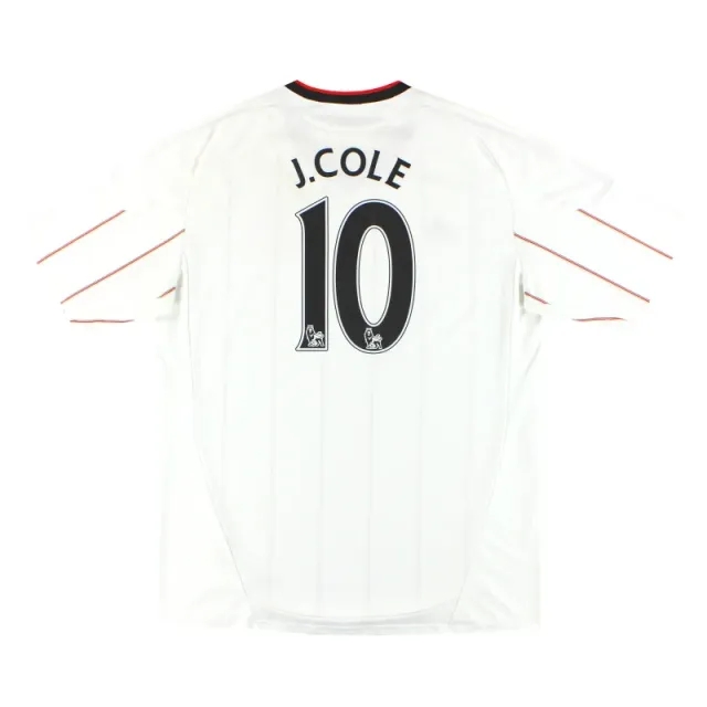 2010-11 Liverpool adidas Away Shirt J.Cole #10 XL - Liverpool / Excellent / XL