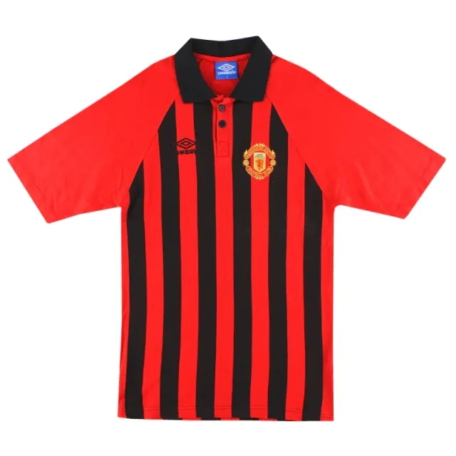 1994-95 Manchester United Umbro Polo Shirt M - Manchester United / Excellent / Medium