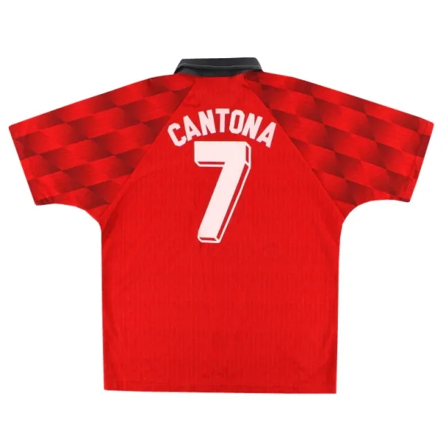 1996-98 Manchester United Umbro Home Shirt Cantona #7 M - Manchester United / Excellent / Medium
