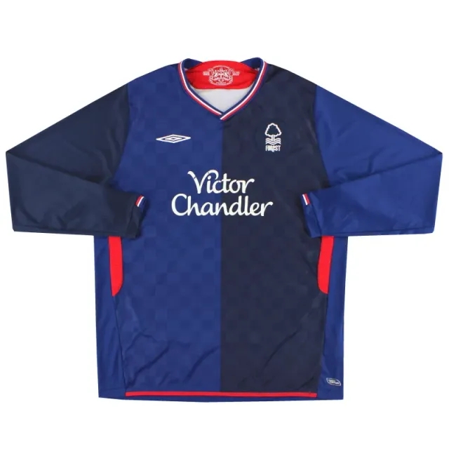 2009-10 Nottingham Forest Umbro Away Shirt L/S #10 XL - Nottingham Forest / Excellent / XL