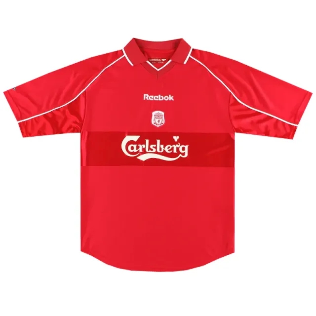 2000-02 Liverpool Reebok Home Shirt L - Liverpool / Excellent / Large
