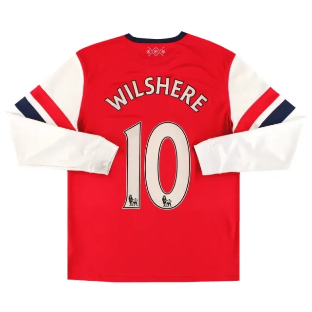 2012-14 Arsenal Nike Home Shirt Wilshere #10 L/S M - Arsenal / Very Good / Medium