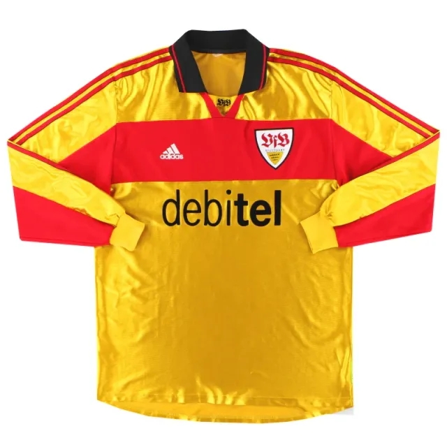1999-01 Stuttgart adidas Player Issue Third Shirt #8 L/S XL - Other German Clubs / Excellent / XL