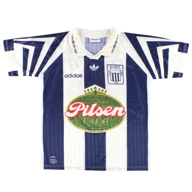 1996 Alianza Lima adidas Home Shirt #11 S - Central and South American Clubs / Good / Small